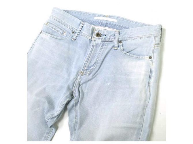 Autre Marque Pantalones de mezclilla de algodón y poliuretano Azul Azul claro - vista 4
