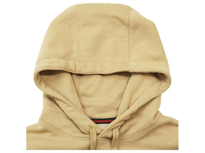 Sudadera de algodón GG entrelazada Gucci Castaño Camello - vista 7