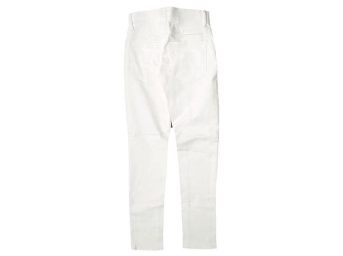 Autre Marque JEANS e-L805 Jeans Tapered de Algodón Stretch Blanco - vista 2