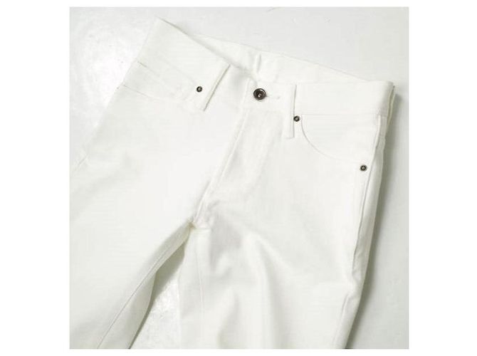 Autre Marque JEANS de algodão stretch Branco - vista 3