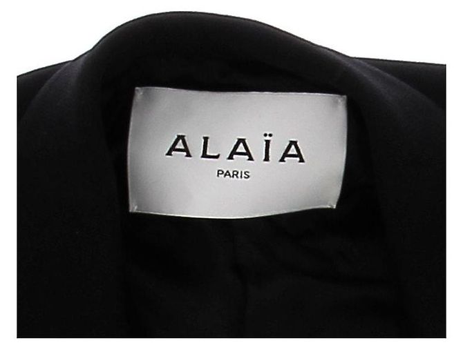 Alaïa Schwarze Wollblazer - Ansicht 5