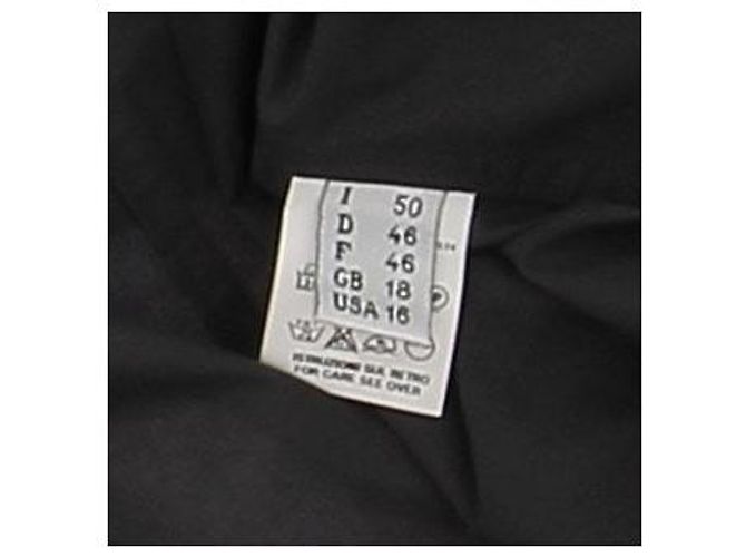 Lanvin Trench largo gris antracita de algodón - vista 6