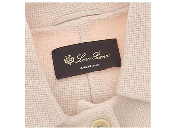 Loro Piana Casaco bege de cashmere - vista 5