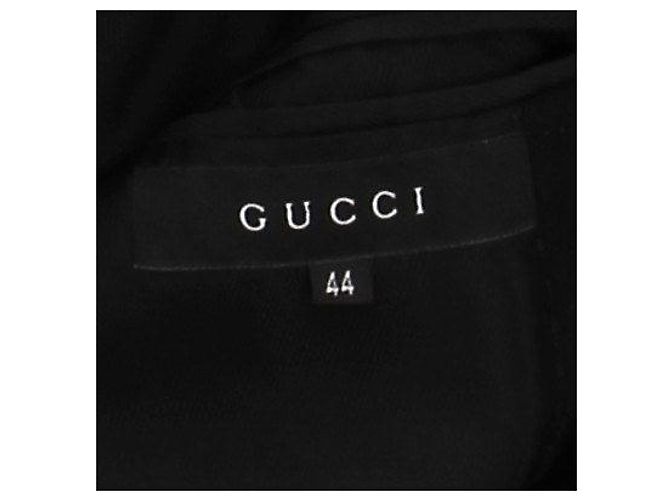 Gucci Abrigo corto negro de lana y cachemira - vista 5