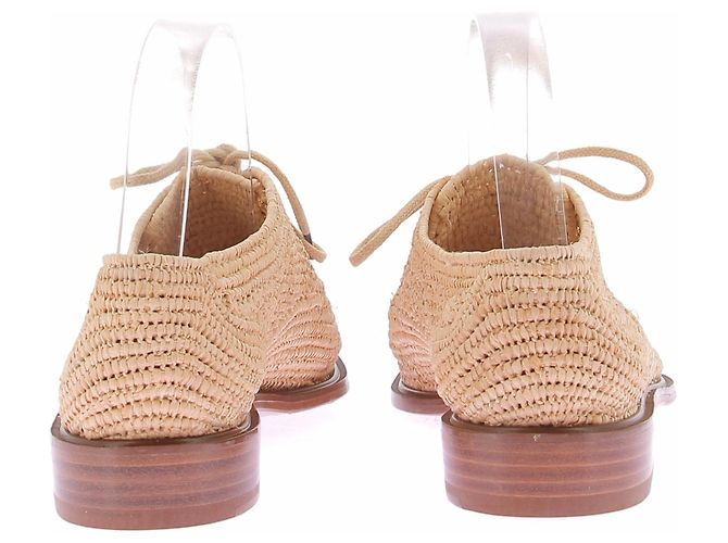 Autre Marque Derbies en osier CLERGERIE beige - vue 5