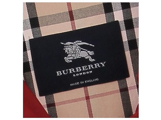 Burberry Trench rojo de lana Roja - vista 5