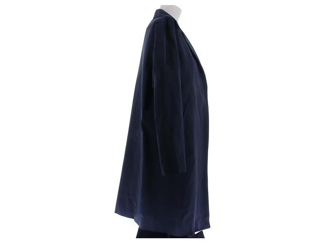 Trench blu navy Jil Sander - vista 3