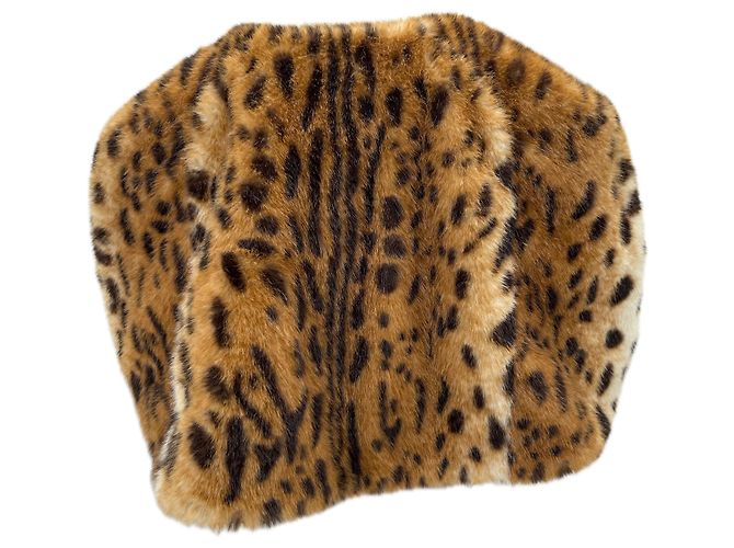 Autre Marque Bolero in pelliccia di leopardo Marrone - vista 2