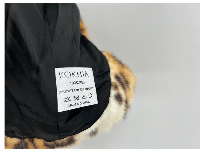 Autre Marque Bolero in pelliccia di leopardo Marrone - vista 6