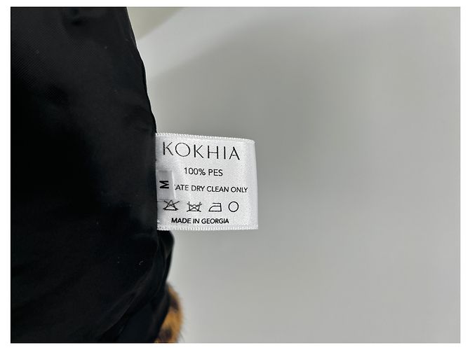 Autre Marque Chaqueta entallada de piel sintética de leopardo Castaño - vista 6