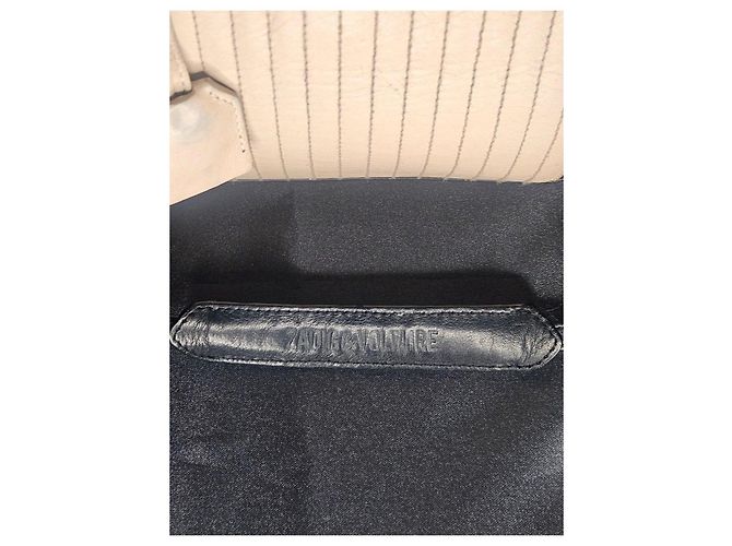 Borsa Zadig & Voltaire Candide XS in Pelle Rosa e Nera Nero - vista 12