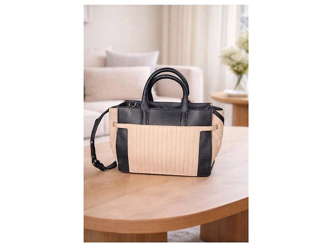 Borsa Zadig & Voltaire Candide XS in Pelle Rosa e Nera Nero - vista 5