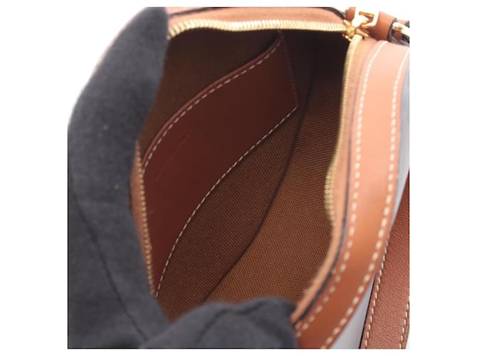 Céline Borsa a spalla rotonda Celine Triomphe Marrone Nero - vista 3