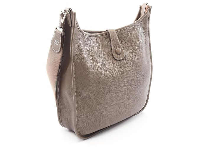 Borsa a Spalla Hermès Evelyne 1 GM Marrone - vista 2
