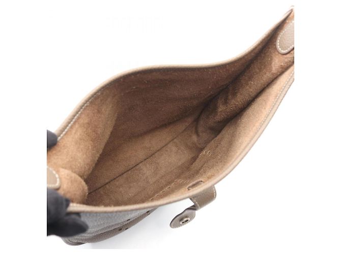 Borsa a Spalla Hermès Evelyne 1 GM Marrone - vista 3