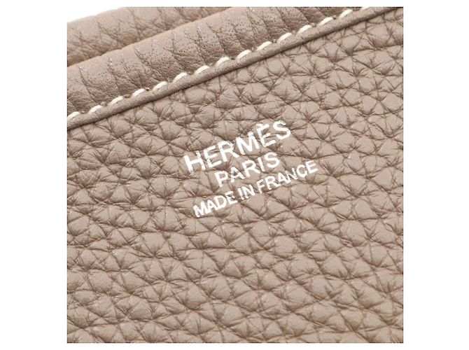 Borsa a Spalla Hermès Evelyne 1 GM Marrone - vista 4
