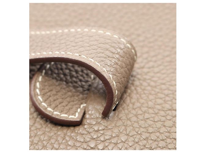 Borsa a Spalla Hermès Evelyne 1 GM Marrone - vista 7