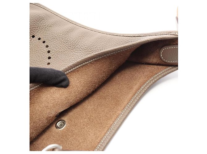Borsa a Spalla Hermès Evelyne 1 GM Marrone - vista 8