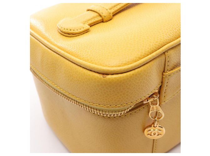 Bolsa Vanity Coco Mark da Chanel Amarelo - vista 11