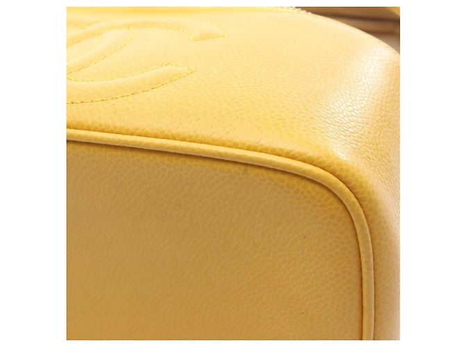 Bolsa Vanity Coco Mark da Chanel Amarelo - vista 12
