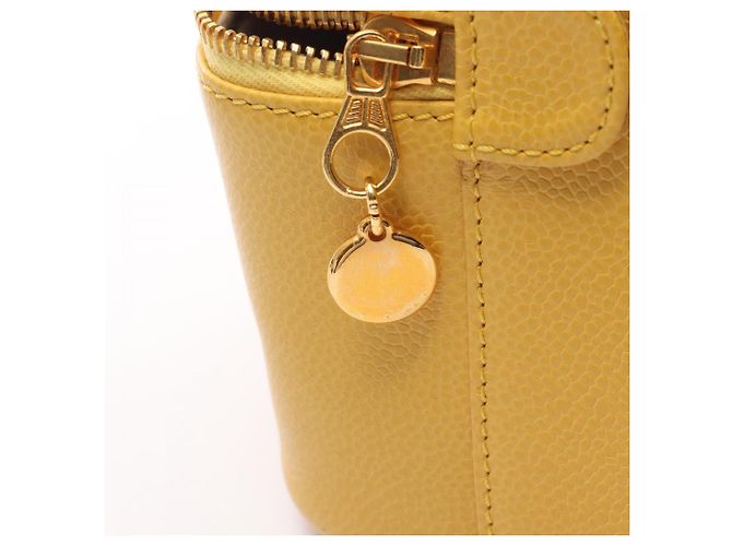 Bolsa Vanity Coco Mark da Chanel Amarelo - vista 14