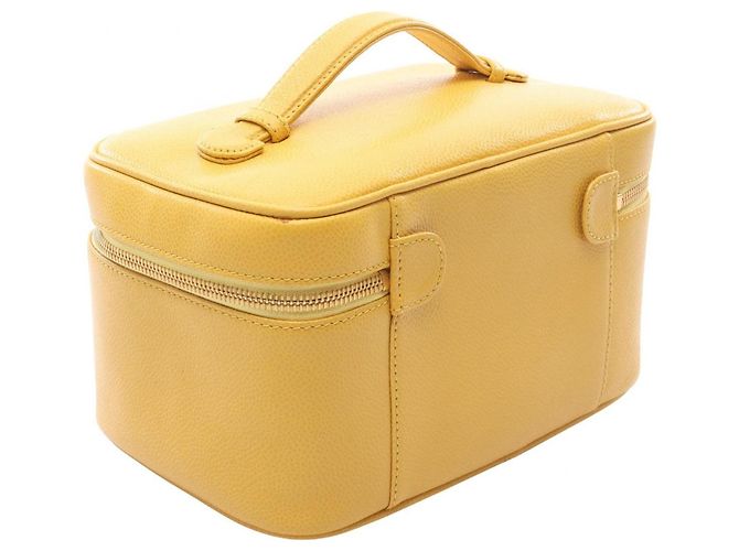 Bolsa Vanity Coco Mark da Chanel Amarelo - vista 2