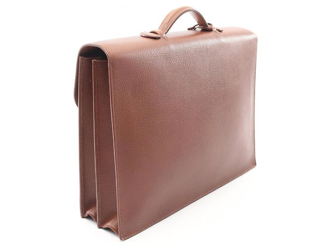 Hermès Borsa da Lavoro Hermes Sac à Dépêches 38 Marrone - vista 2