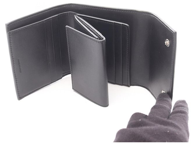 Céline Piccola wallet trifold Celine Nero - vista 3