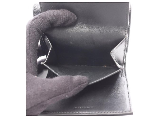 Céline Piccola wallet trifold Celine Nero - vista 4