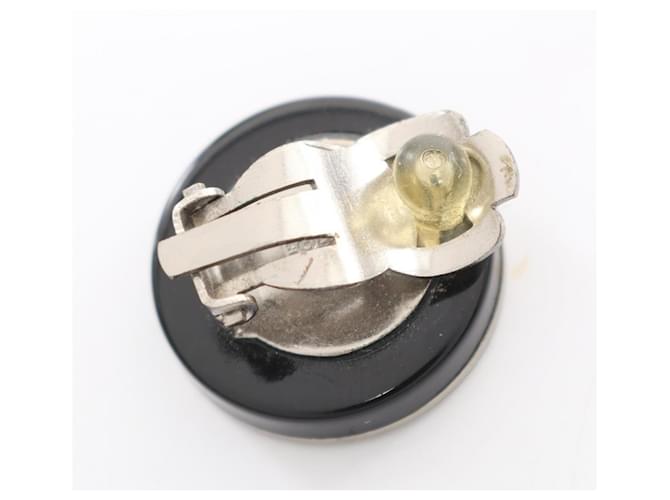 Orecchini Clip Coco Mark di Chanel Nero Argento - vista 6