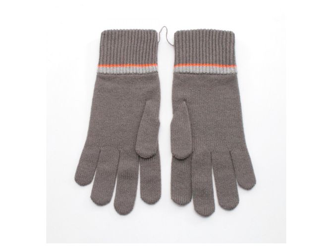 Hermès Guantes de cachemira Hermes Jacob & Co. Castaño Naranja - vista 2