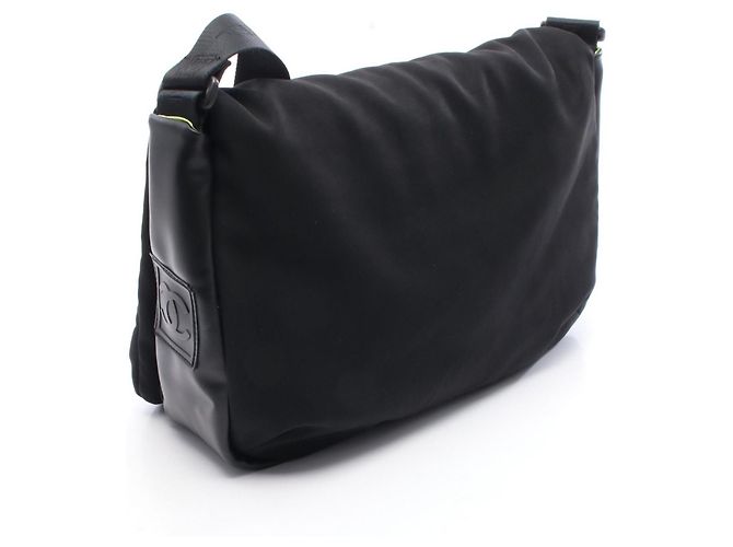 Borsa a Spalla Chanel Sport Line Coco Mark Nero - vista 2