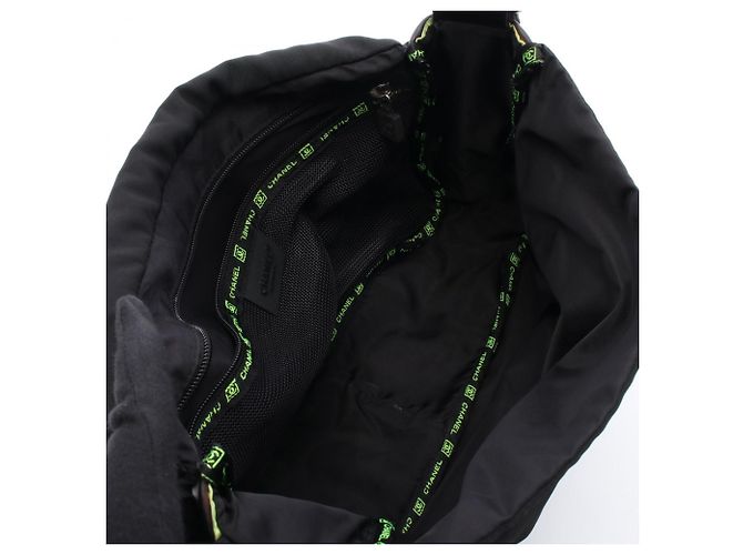 Borsa a Spalla Chanel Sport Line Coco Mark Nero - vista 3