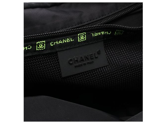 Borsa a Spalla Chanel Sport Line Coco Mark Nero - vista 4