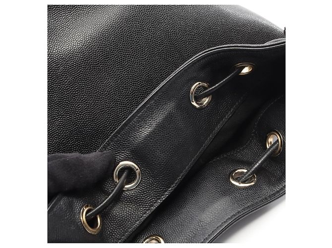 Borsa a Spalla in Pelle Deauville di Chanel Nero - vista 6