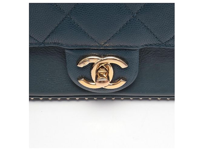 Borsa a Spalla Matelassé Chanel Blu navy - vista 6
