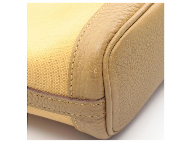 Garden Borsa tote Foin PM Giardino Hermès Beige Giallo - vista 9