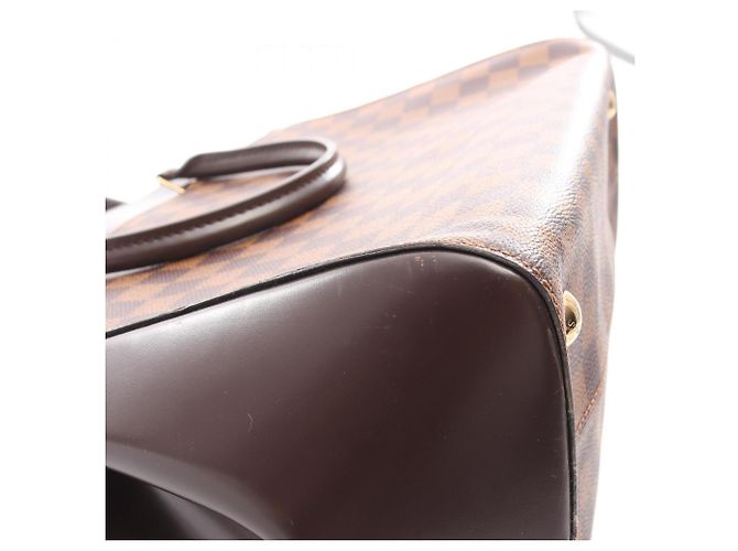 Borsa Rivoli MM Louis Vuitton Marrone Damier ebene - vista 12