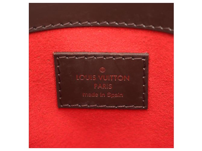 Borsa Rivoli MM Louis Vuitton Marrone Damier ebene - vista 4