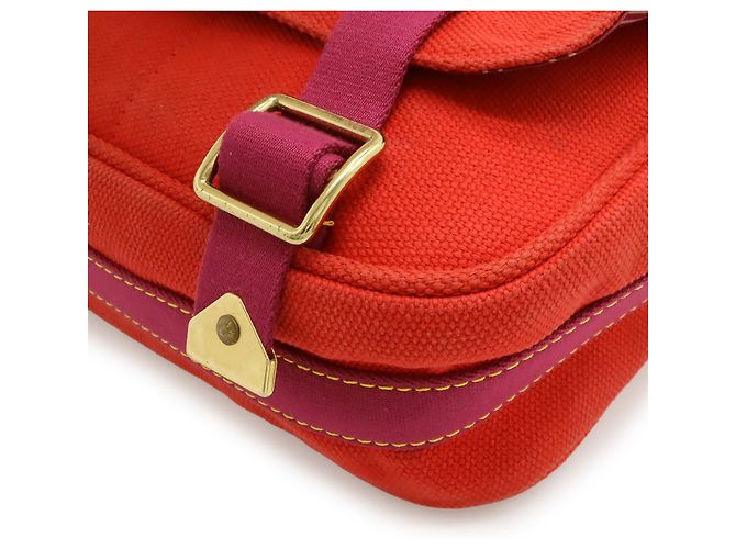 Borsa a Spalla Louis Vuitton Antigua Busas PM Rosso - vista 4