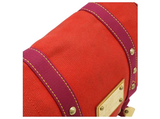 Borsa a Spalla Louis Vuitton Antigua Busas PM Rosso - vista 8
