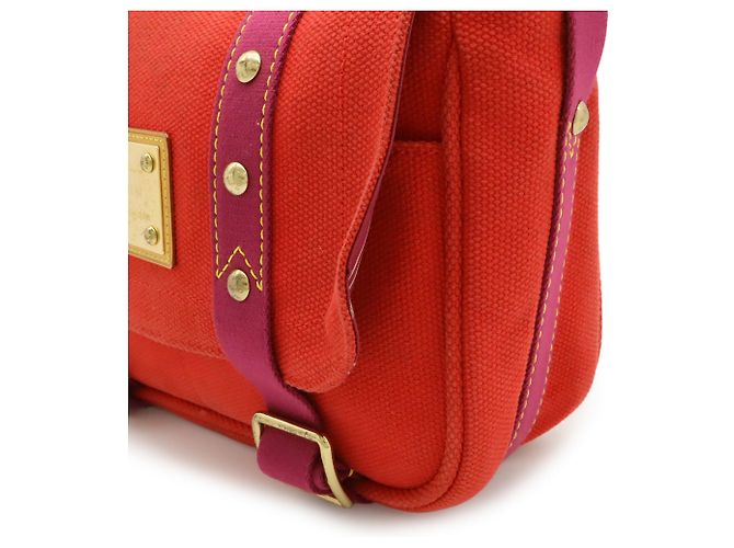 Borsa a Spalla Louis Vuitton Antigua Busas PM Rosso - vista 9