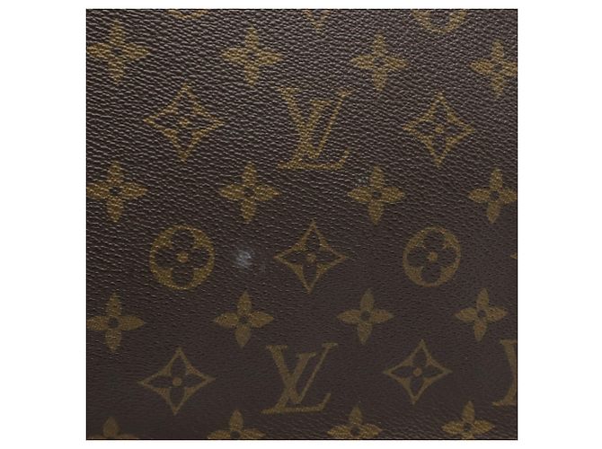 Borsa Tote Sac Plat Monogram Louis Vuitton Marrone Monogramma - vista 5