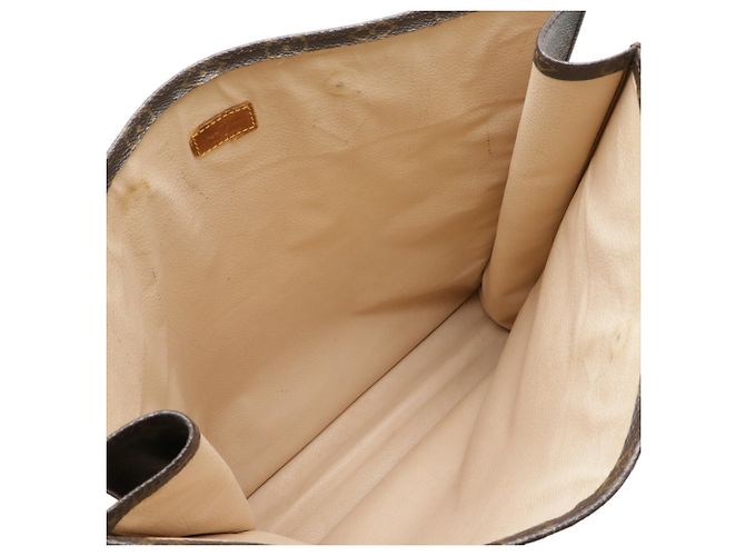 Borsa Tote Sac Plat Monogram Louis Vuitton Marrone Monogramma - vista 7