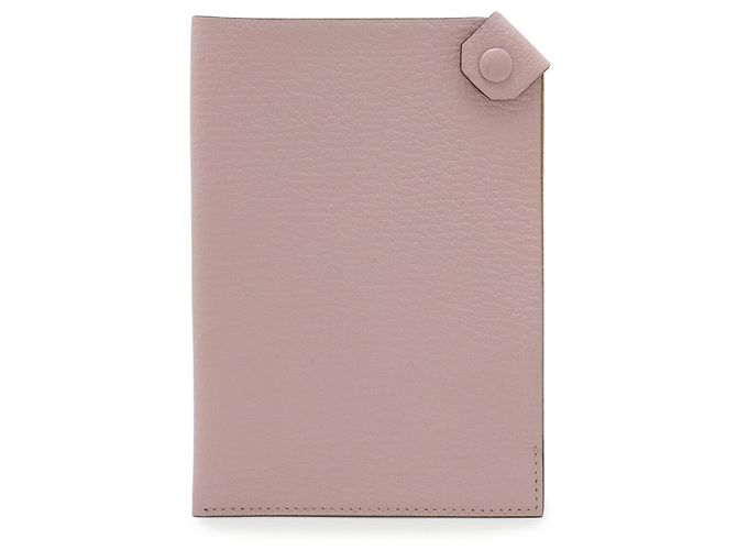 Hermès Copri-passaporto Hermes Tarmac PM Rosa - vista 2