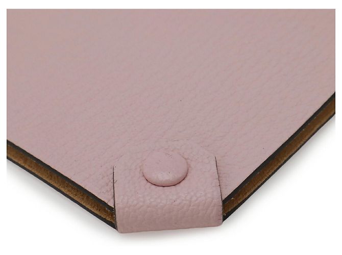 Hermès Copri-passaporto Hermes Tarmac PM Rosa - vista 4