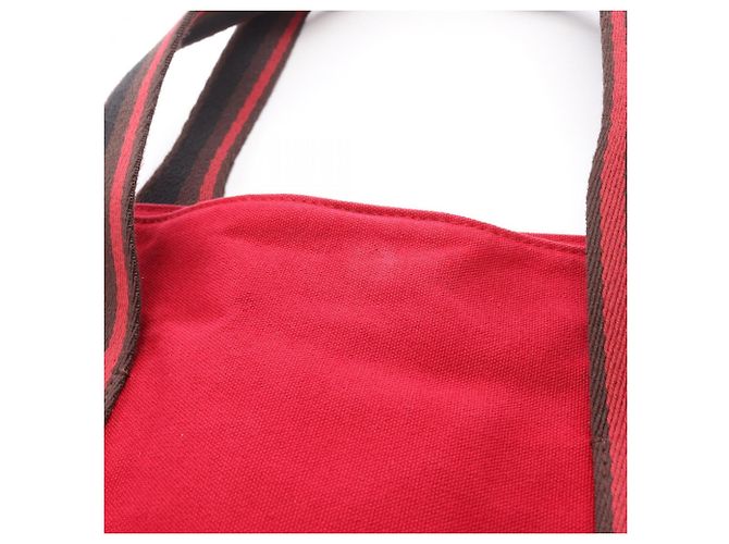 Hermès Troca Horizontal MM Tote Bag Braun Schwarz Rot - Ansicht 11
