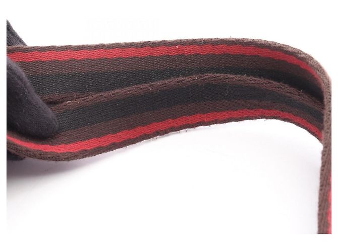 Hermès Troca Horizontal MM Tote Bag Braun Schwarz Rot - Ansicht 14