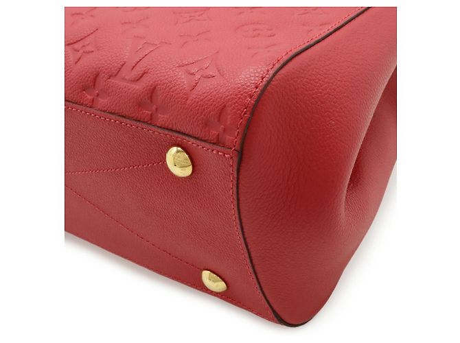Borsa Montaigne MM in Monogramma Empreinte Louis Vuitton Fuschia - vista 4