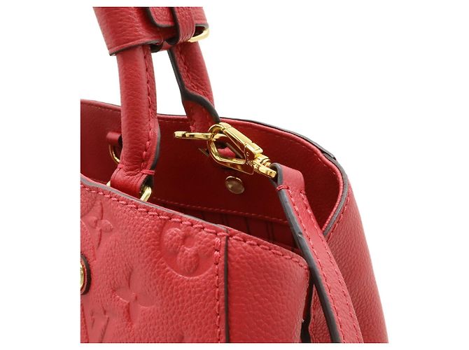 Borsa Montaigne MM in Monogramma Empreinte Louis Vuitton Fuschia - vista 5